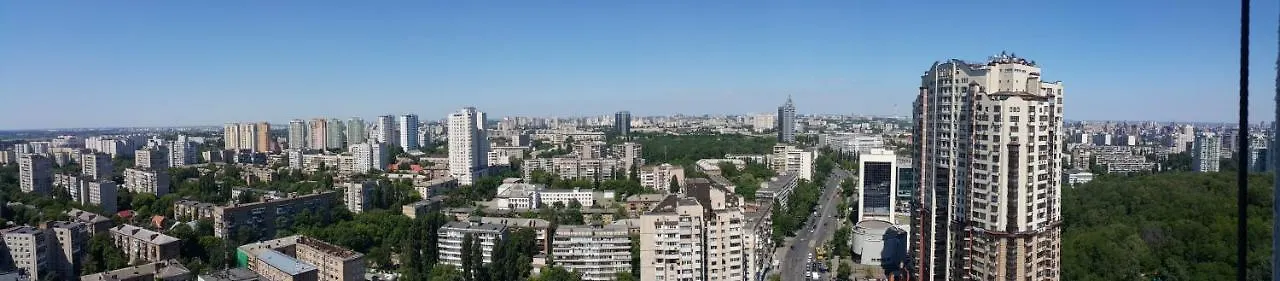 Penthouse Art On The 25Th Floor, Loft Business Class Apartments Kiew
